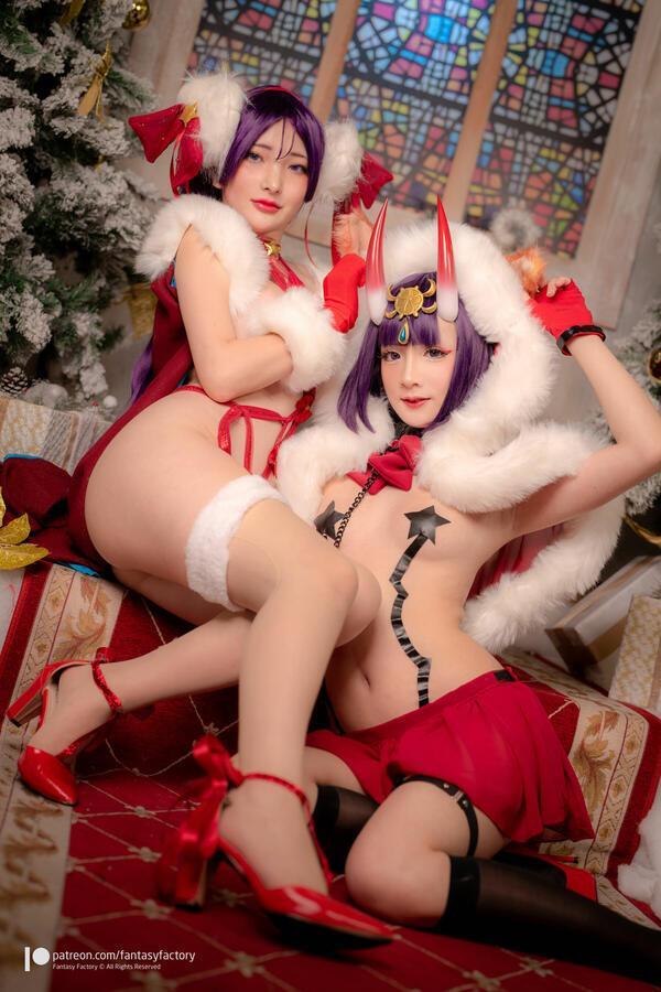 台模人体 小丁Ding《Raikou＆Shuten Christmas》